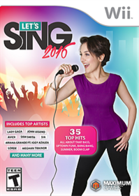 Let's Sing 2016 - Box - Front Image