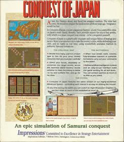 Conquest of Japan - Box - Back Image