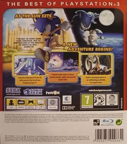 Sonic Unleashed - Box - Back Image