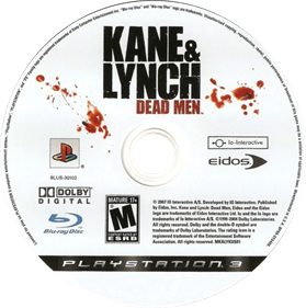 Kane & Lynch: Dead Men - Disc Image