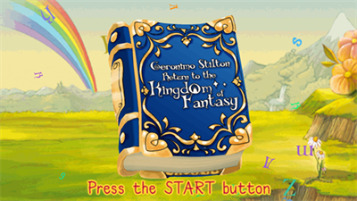 Geronimo Stilton: Return to the Kingdom of Fantasy: The Videogame - Screenshot - Game Title Image