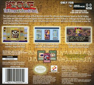 Yu-Gi-Oh! The Eternal Duelist Soul - Box - Back Image