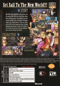 One Piece Pirate Warriors 3 - Fanart - Box - Back