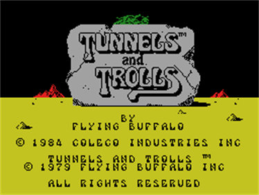 Tunnels & Trolls - Screenshot - Gameplay Image