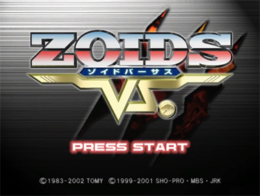 Zoids Vs. - Screenshot - Game Title Image