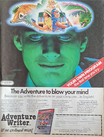 Adventure Writer - Advertisement Flyer - Front Image