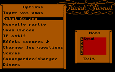 Trivial Pursuit (1987) - Screenshot - Game Title Image