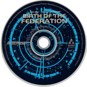 Star Trek: The Next Generation: Birth of the Federation - Disc Image