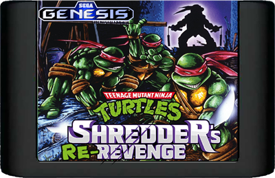 Teenage Mutant Ninja Turtles: Shredder's Re-Revenge - Fanart - Cart - Front Image