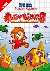 Alex Kidd 3: Curse in Miracle World - Box - Front Image