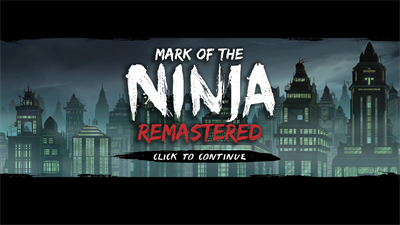 Mark of the Ninja: Remastered - Screenshot - Game Title Image