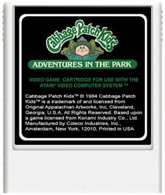 Cabbage Patch Kids: Adventures in the Park - Fanart - Cart - Front Image
