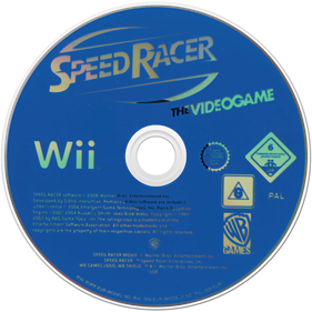 Speed Racer: The Videogame - Disc Image