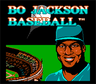Bo Jackson Baseball - Screenshot - Game Title Image
