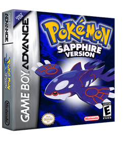 Pokémon Sapphire Version - Box - 3D Image