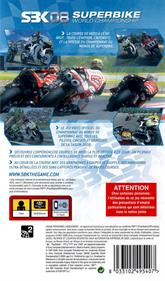 SBK Superbike World Championship - Box - Back Image