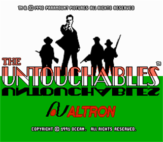 The Untouchables - Screenshot - Game Title Image