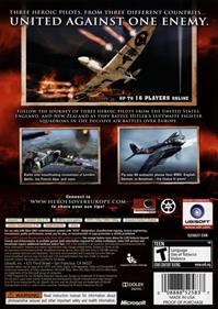 Heroes Over Europe - Box - Back Image