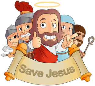 Save Jesus - Clear Logo Image