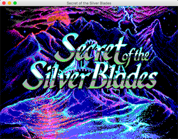 Advanced Dungeons & Dragons: Secret of the Silver Blades - Screenshot - Game Title Image