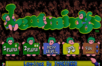Lemmings - Screenshot - Game Select Image