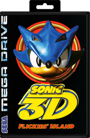 Sonic 3D Blast - Box - Front - Reconstructed Image