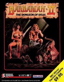 Barbarian II: The Dungeon of Drax - Box - Front Image