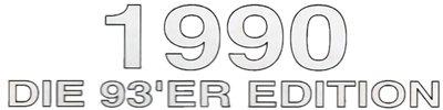 1990: Die 1993'er Edition - Clear Logo Image