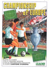 Championship of Europe - Advertisement Flyer - Front Image