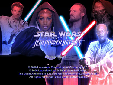 Star Wars: Episode I: Jedi Power Battles - Screenshot - Game Title Image