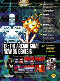 T2: The Arcade Game - Advertisement Flyer - Front Image