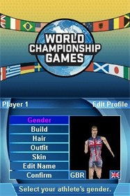 World Championship Games: A Track & Field Event - Screenshot - Game Title Image