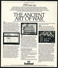 The Ancient Art of War - Box - Back Image