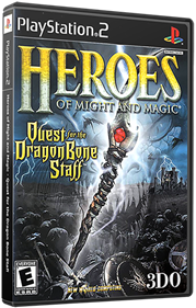 Heroes of Might and Magic: Quest for the Dragon Bone Staff - Box - 3D Image