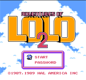 Adventures of Lolo 2 - Screenshot - Game Title Image