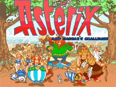 Asterix & Caesar's Challenge - Screenshot - Game Title Image