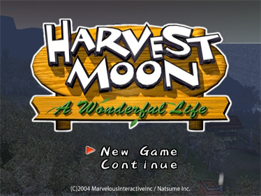 Harvest Moon: A Wonderful Life - Screenshot - Game Title Image