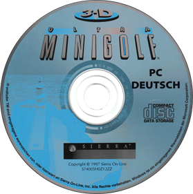 3-D Ultra Minigolf - Disc Image