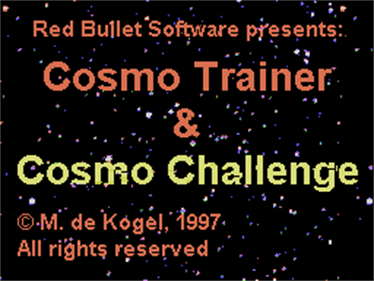 Cosmo Challenge - Screenshot - Game Title Image