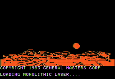 Monolithic Laser - Screenshot - Game Title Image