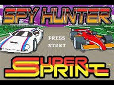 Spy Hunter / Super Sprint - Screenshot - Game Title Image