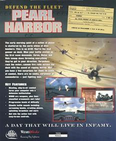 Pearl Harbor: Defend the Fleet - Box - Back Image