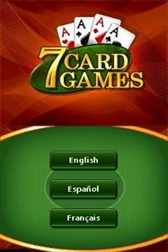 7 Card Games - Screenshot - Game Title Image