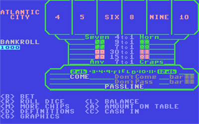 Casino Craps - Screenshot - Gameplay Image