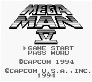 Mega Man V - Screenshot - Game Title Image