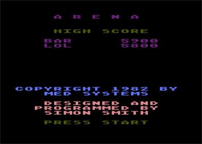 Arena 3000 - Screenshot - Game Title Image