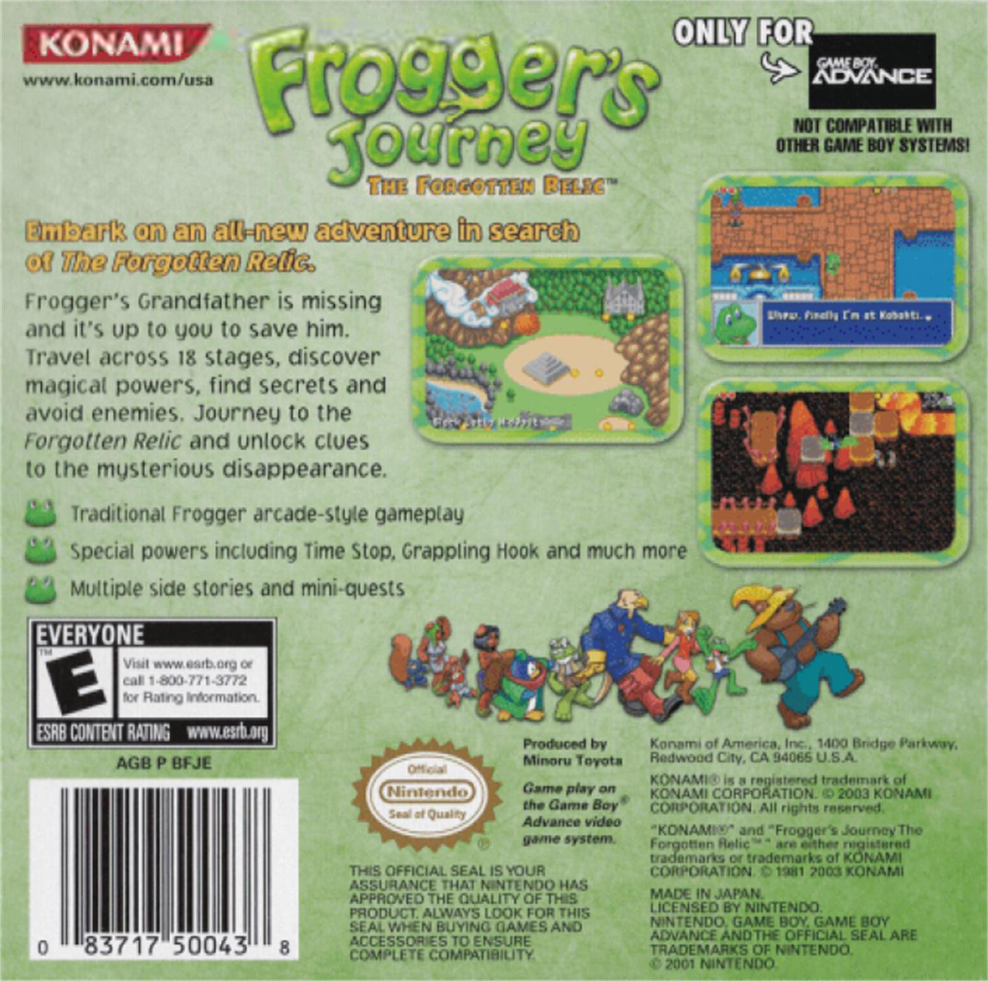 Frogger's Journey: The Forgotten Relic (Video Game) - TV Tropes