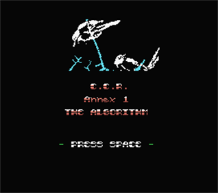 C.C.R.: Anexo 1 El Algoritmo - Screenshot - Game Title Image