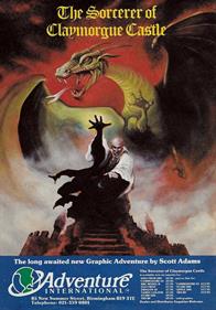 The Sorceror of Claymorgue Castle - Advertisement Flyer - Front