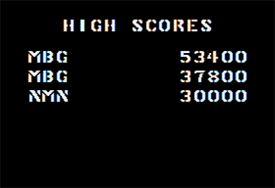 Commando - Screenshot - High Scores Image
